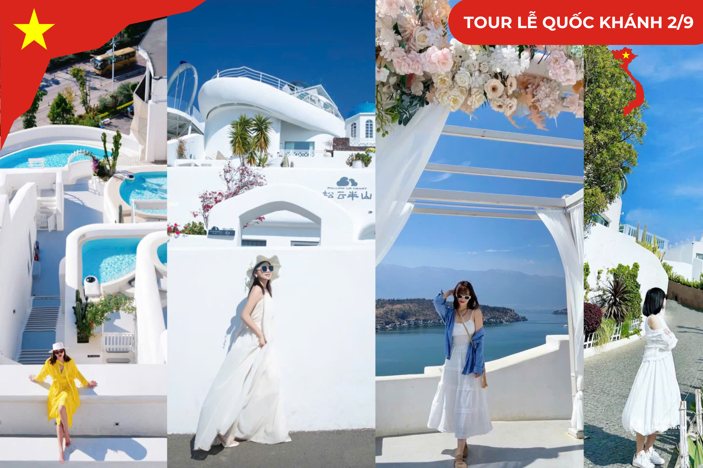 HÀ NỘI - ĐẠI LÝ – CÔN MINH - SANTORINI 